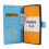 Nova carteira Standcase para Nokia 1.4 azul claro 7