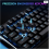 Z-Edge Mechanical Gaming Keyboard Wired USB Gaming Keyboard 108 Keys 4