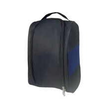 Golf Shoe Bag with Zipper Dustproof Travel Storage for Men and Women, Black Blue