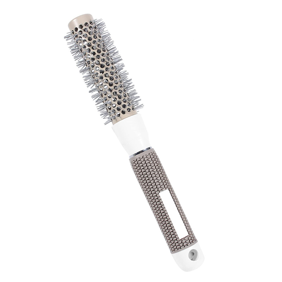 Ceramic Round Brush for Blow Drying with HeatResistant Barrel and Nylon Bristles, 32mm