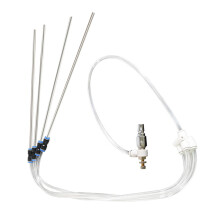 Pneumatic Pulse Cleaner Brush Tool, AntiSlip Air Device for Vehicle Engine Combustion Chamber Maintenance