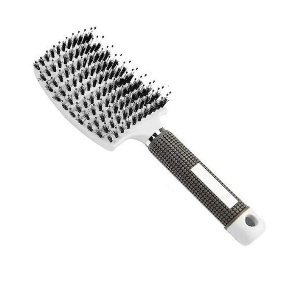 Detangling Hair Brush and Wide Tooth Comb Set for Smooth Styling on Wet or Dry Hair