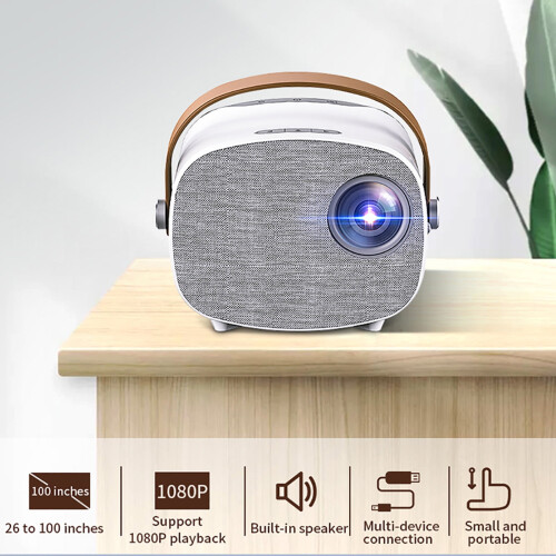 Mini Projector Household-border LED Mini HD Portable Projector Projector, Projector