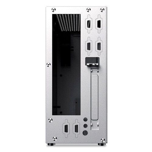 Θήκη υπολογιστή Mini ITX, από μαλακό αλουμίνιο, θήκη γραφείου HTPC με μία υποδοχή PCIE για 1