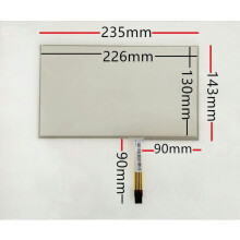 YTHYTHYTH 10.1 4-wire resistive widescreen 16:10 IPC touch screen 235*143mm
