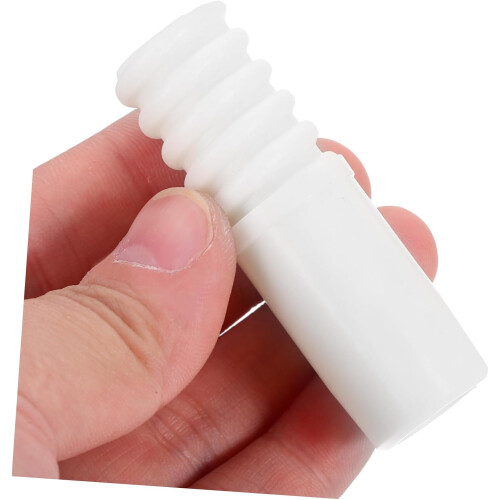 2 Pack Threaded Tip Adapter for Mop and Broom Handles, Plastic Replacement Fits Extension Poles 2