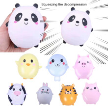 Welling Squishy Toy Lovely Shape Anxiety Relief Soft Children Squishy Animal Squeeze Toy Birthday Gifts