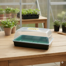 38cm Seed Propagator Set Seed Gravel Tray Cover