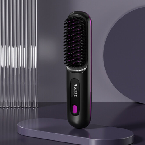 Βούρτσα μαλλιών Bella Brush Pro, Θερμική Ασύρματη Ισιωτική, Ιονική Θερμαινόμενη Βούρτσα 1