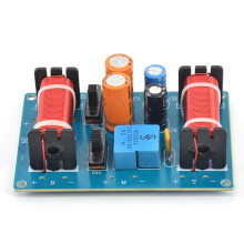 husxh 150W Frequency Divider Treble Midrange Bass 3 Ways Bookshelf Speaker Divider Crossover for 4-11in Speaker Upgrade