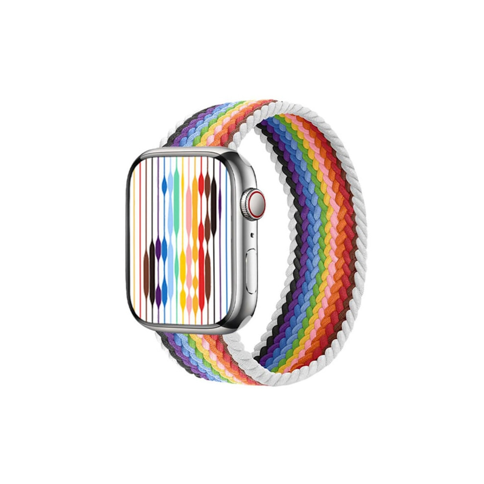 Elastic Strap For Compatible With Apple Watchwith Apple Watch 38Mm/40Mm/41Mm Rainbow M 9173940117341