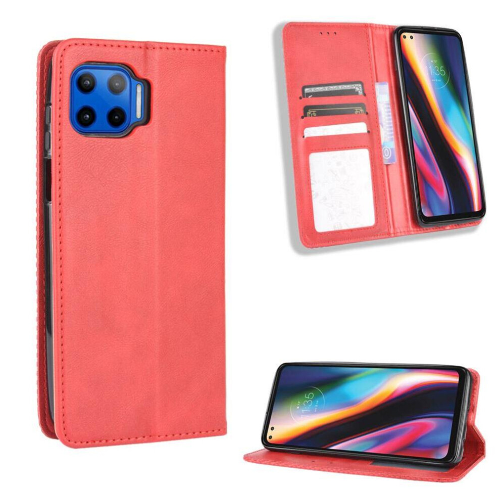 Case For Motorola Moto One 5G Pu Leather Magnetic Closure Wallet 9173940119260