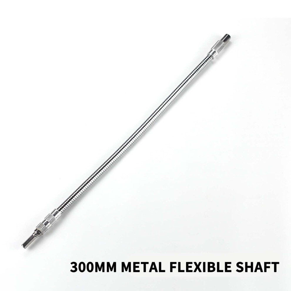 Cailmei Hexagonal Shank Metal Universal Extension Degree Screwdriver Extension Kit Flexible Bends And Twists 360 Degrees Drill For Any Angle D 9173940120211