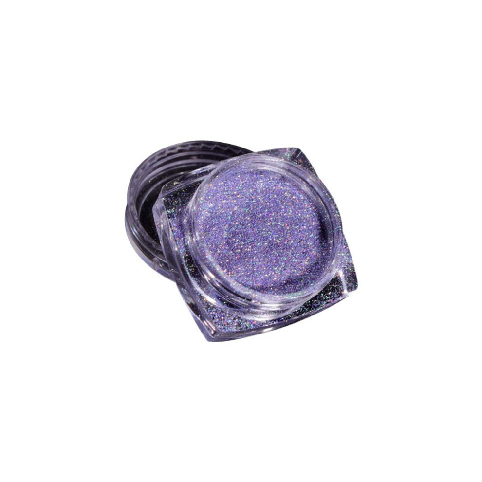 Rainbow Holographic Chrome Nail Powder Mirror Effect Pigment 5g Glitter for Salon and Home