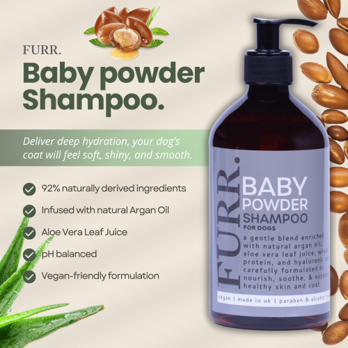 FURR Baby Powder Dog Shampoo 500ml 1