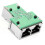 Προσαρμογέας διαχωριστή RJ45, καλώδιο Ethernet CAT5/CAT6LAN διπλής θηλυκής θύρας, 1 προς 2 8