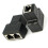Προσαρμογέας διαχωριστή RJ45, καλώδιο Ethernet CAT5/CAT6LAN διπλής θηλυκής θύρας, 1 προς 2 4