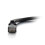 Καλώδιο Legrand Cat6Ethernet, Αθωράκιστο καλώδιο Cat6Patch χωρίς εμπλοκές, Μαύρο καλώδιο 3