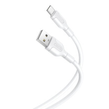 Cabo USB-C de 3 m para carregamento rápido, compatível com Samsung, Android e iPhone (branco).