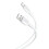 Cabo USB-C de 3 m para carregamento rápido, compatível com Samsung, Android e iPhone (branco). 1