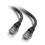 Καλώδιο Legrand Cat6Ethernet, Αθωράκιστο καλώδιο Cat6Patch χωρίς εμπλοκές, Μαύρο καλώδιο 1