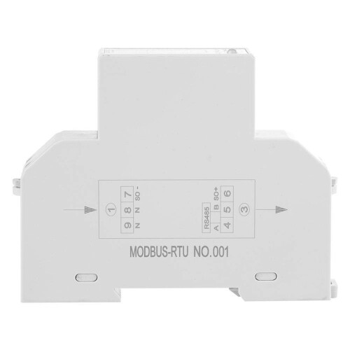 Μετρητής ενέργειας μονοφασικός RS485MODBUS με πρωτόκολλο LCD με οπίσθιο φωτισμό, 2