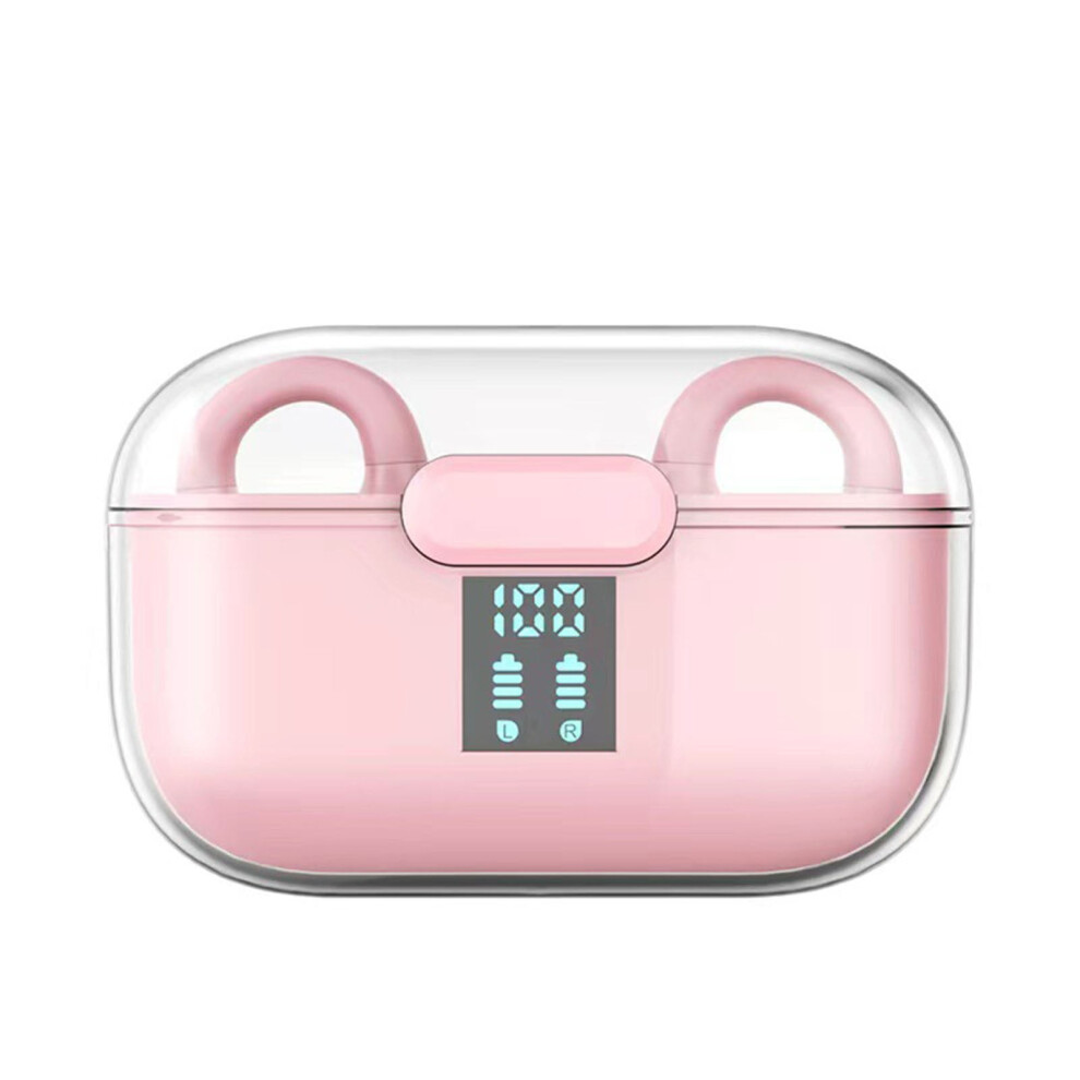 Avtoify New Private Model Conduction Inaudible True Wireless Bluetooth Headset Noise Reduction Ear Clip Ear Pink 9149926000044