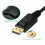 Adaptérový kabel 3v1 DisplayPort DP samec na HDMI/DVI/VGA samice, 1080P 5