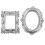 Eease Vintage Picture Frame Set for Home Decor (Silver) 1