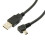 Datový kabel Mini USB B typu B, 5pinový samec, pravý úhel 90 stupňů - USB 2.0 samec, 1,8 m, černá barva 4