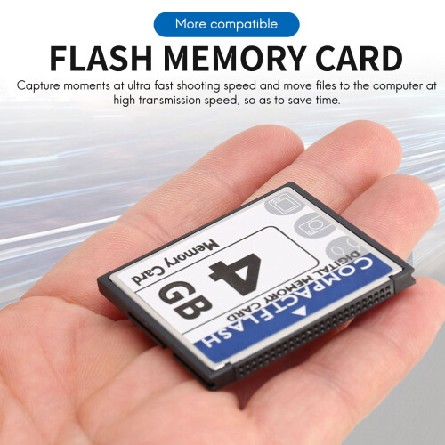 Professional 4GB Compact Flash Memory Card(White&Blue) 2