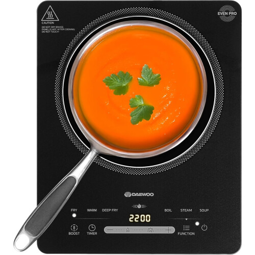 Daewoo 2200W Portable Single Induction Hob
