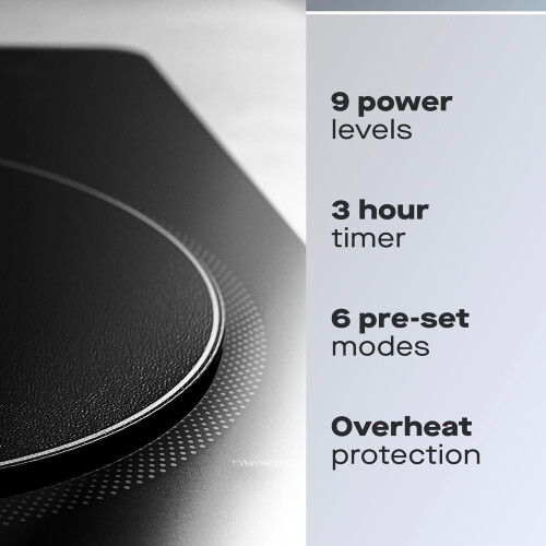 Daewoo 2200W Portable Single Induction Hob 1