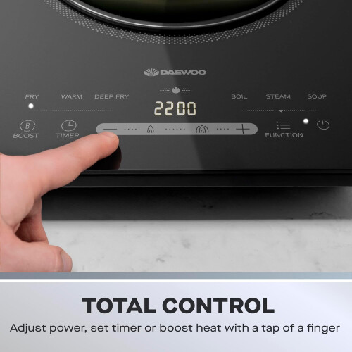 Daewoo 2200W Portable Single Induction Hob 2