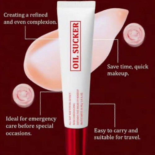 (3pcs)Oil Sucker, Extreme Mattifying Alkaline Primer, Natural matte Primer 1