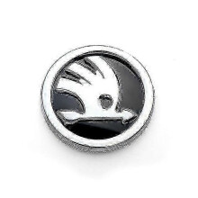 (9cm Silver) Sticker Of Car's Hood Emblem Insignia For Skoda Octavia, Hood, Front Grille, Rear Trunk, Logo S, A7, Superb, Kamiq, Abs, 1 Piece