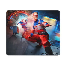 Alfombrilla de ratón Henry Danger de 25 x 30 cm, compatible con ordenadores y portátiles. Borde cosido, base de goma antideslizante, tejido de