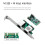 M.2to Διπλή Θύρα Κάρτα Δικτύου Gigabit 2.5G 2RJ45 Θύρες 2500Mbps Υποδοχή Πλήκτρου B/M 1000M, Μέγεθος 6