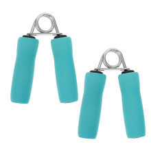 Conjunto de 2 Anéis de Exercício para Antebraço com Manga de Algodão para Fortalecimento do Pulso, Adequado para Adultos e Homens em Aço Mola