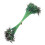 20x Stalen vishengel - 15 cm - Groen 1