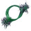 20x Stalen vishengel - 15 cm - Groen 2