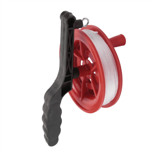 Biudunm 100M Twisted String Line Red Wheel Kite Reel Winder 2