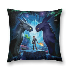 How to Train Your Dragon Plush Pillow Case Throw Multisize Ultra-comfortable Pillowcase Cushion Anti-fouling Protective Cases