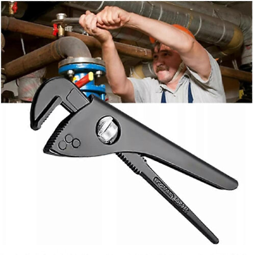 (12 in) Adjustable Multifunctional Pipe Wrench, Multifunctional Self-locking Wrench