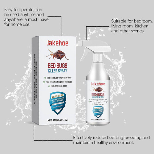 (2pcs)Bedbug Killing Spray Kils bed bugs eggs Prevent Fleas And Bed Bug Bites 1