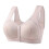 (M,light pink)Fixed Cup Front Buckle Mother Middle-aged And Elderly Underwear Female Large 1