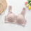 (M,black)Fixed Cup Front Buckle Mother Middle-aged And Elderly Underwear Female Large 3