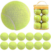 (Yellow) 12 Packs Pressure Matching And Training Tennis Balls - PW