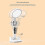 (Regular style, Charging model 3200 capacity) New Table Lamp Desk Lamp Study Reading Light with Fan LED Clock Eye Protection~ 2