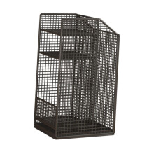 Iron Umbrella Stand with Drip Tray for Home Entryway and Hotel Lobby Storage
